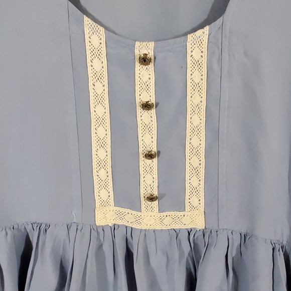 Umgee periwinkle and lace tunic dress - Picture 2 of 4